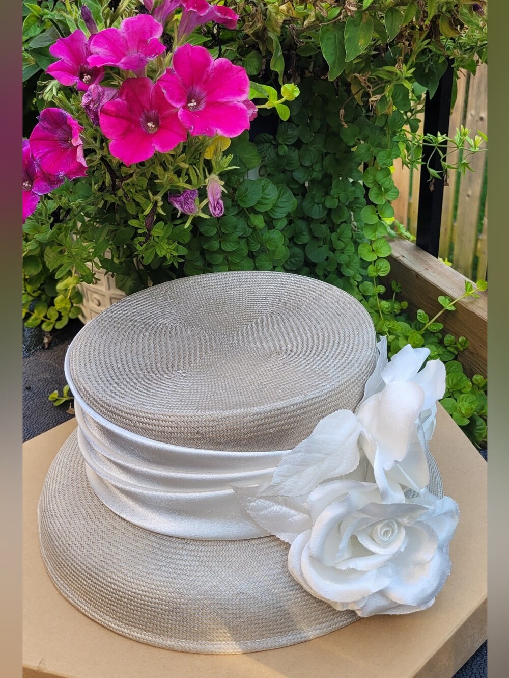 Sandra Ramsay Custom Made Straw Dress Hat